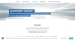 Desktop Screenshot of blickpunkt-zukunft.com